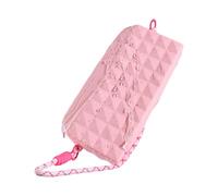 Makeup Bag, Small Travel Toiletry Organizer, Zipper Key Phone Pouch, Portable Cosmetic Storage, Lightweight Durable, 9.06 x 1.81 x 4.13 inches, Ideal for Friends, Wives, Daughters, Magenta, Se référer