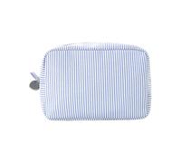 Makeup Bag Stripe Wash Bag Lovely Cosmetic Brush Case Portable Toiletry Bag Travel Storage Bag Aesthetic Cosmetic Bag