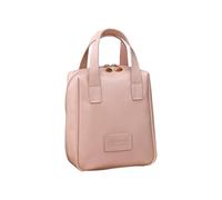 Makeup Bag - Stylish Handheld Bag Design | Portable Travel Makeup Bag with 2 Main Pockets Zipper Closure | Cosmetic Bag Ideal for Organizing Beauty at Home Or On The Go