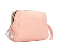 Makeup Bag, Toilet Bag for Women with Large Capacity Portable Makeup Bag for Girls Women, Light Pink