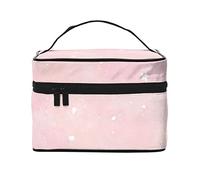 Makeup Bag Travel Cosmetic Bag for Women Girl Large Makeup Organizer Bag Portable Toiletries Bag Cherry Blossom