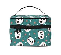 Makeup Bag Travel Cosmetic Bag for Women Girl Large Makeup Organizer Bag Portable Toiletries Bag Cute Panda