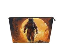 Makeup Bag Travel Toiletry Bag, Astronaut Exploration Large Capacity Cosmetic Bag for Women Girlfriend Toiletries Accessories