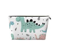 Makeup Bag Travel Toiletry Bag, Cartoon Dinosaur Wild Animals Large Capacity Cosmetic Bag for Women Girlfriend Toiletries Accessories