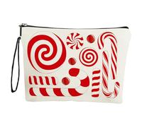 Makeup Bag - Travel Toiletry Bag | Christmas Candy Cosmetic Bag | Portable Outdoor Makeup Purse | Makeup Organiser | Waterproof Cosmetic Toiletry Bag with Carry Strap for Women, We, a, see description