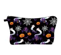 Makeup Bag - Waterproof Cosmetic Bag | Halween Waterproof Cosmetics | Multifunctional Storage Organizer | Portable Makeup Pockets with Zipper for Swimming and Swimming