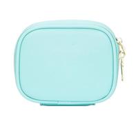 Makeup Bag with LED Mirrour, Cosmetic Train Case Leather Minis Bags Minis Toiletry Pouches Toiletry