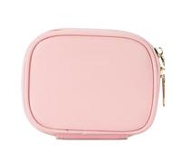 Makeup Bag with LED Mirrour, Cosmetic Train Case Leather Minis Bags Minis Toiletry Pouches Toiletry