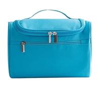 Makeup Bag Women's Men's Large Waterproof Cosmetic Bag Travel Cosmetic Bags Organizational Requirement Cosmetics Toilet Bag Make Up Bag(Blue)