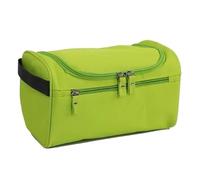 Makeup Bag Zipper Polyester Men Portable Storage Bag Toiletries Organizer Women Travel Cosmetic Bag Hanging Waterproof Wash Pouch Make Up Bag(Green)