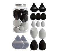Makeup Blender Set, Cosmetic Application Sponges, Foundation and Concealer Tool, Multi-Shape, Long-Lasting Design, Purple/Black for Ensuring Consistent Results Over Time