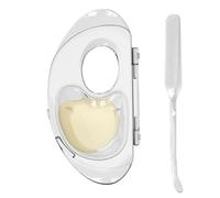 Makeup Blending Tray - 12.4x13.5cm Acrylic Cosmetic Palette With Mixing Sticks, Cloud Shaped Cosmetic Blending Tray | Liquid Foundation Test Board, Foundation Swatching Palette | Professional Mixing S