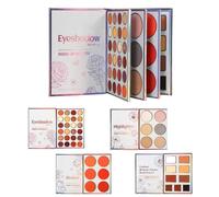 Makeup Book Palette,45-Color Multifunctional Portable | Eye Face Make Up Contour Palette | for Women Beginner Dating Daily Party Wedding Christmas Birthday