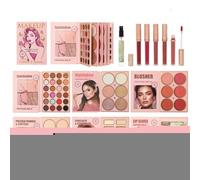 Makeup Book Palette - 6 Layer Portable Long Lasting Cosmetics, Blush Contour Concealer Combination | All In Professional Facial Pigment Kit For Daily Life Work Travel Party Dating