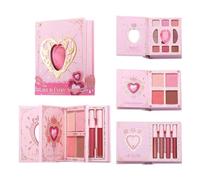 Makeup Book Palette Long-Lasting Blusher Highlighter