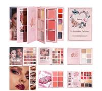 Makeup Book Palette Travel | Facial Makeup Pallet - Natural Ch lush | for Beginners Professionals Women Artists Brides Beauty Lovers Daily Routine Wedding Stage Performance