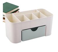 Makeup Box - 3-Tier Dressing Table, Cosmetic Drawer on Countertop, Lipstick Jewellery Rack | Stylish Skincare Container for Desk Counter, Beauty Storage Disp