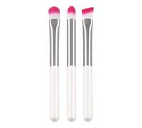 Makeup Brush Advanced Synthetic Concealer Foundation Powder Eyeshadow Makeup Brush Cosmetics Eyebrow Eyeshadow Powder Lip Gloss Brush 3Pack Fan Brush (white, One Size)