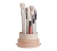 Makeup Brush Air Drying Holder | Makeup Brush Brush with Brush Dryer Holder | Silicon Brush Cleaner Pad includes cosmetic brush organizer rack, makeup brush wash tool for Novent
