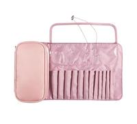 Makeup Brush Bag Pouch Travel Portable Rolling 2 in 1 Waterproof
