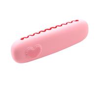 Makeup Brush Bag, Silicone Makeup Brush Case - Waterproof Silicone Makeup Brush Case - Small Portable Storage Bag, Makeup Brush Bag, light pink, Consulte la descripción, See description