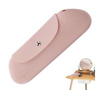 Makeup Brush Bag, Travel Makeup Brush Holder Makeup Tool Organizer with Magnetic Closure Cosmetic Storage Bag Makeup Pouch Case, Pink, Se référer au descriptif, Refer to description
