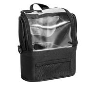 Makeup Brush Case Makeup Brush Holder Bag Cosmetic Kits Beauty Accessories Storage Organizers Bag with 4 Dividers Case