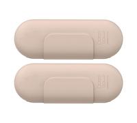 Makeup Brush Case Portable Silicone Waterproof Travel Holder - Premium 2 Pieces Organizer Girls Women Outdoor Home Luggage Bathroom Hotel Vanity Wash Cosmetic Pouch Foldable Storage Rack Insert Bag