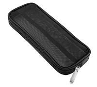 Makeup Brush Case Travel Storage Bag - Mesh Cosmetic Organizer Holder for Beauty Tools Black