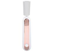Makeup Brush Cleaner, Electric Makeup Brush Cleaner 2 AAA with Innovative Design Machine for Home Commercial (White)