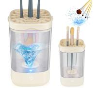 Makeup Brush Cleaner, Electric Makeup Brush Cleaner, Auto-Rotating Brush Cleaner for Deep Cleaning, Automatic Spinning Cosmetic Brush Cleaner, One-Click Operation, Suitable for Any Makeup Brushes