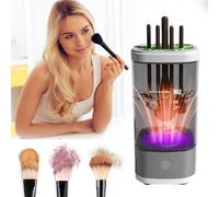 Makeup Brush Cleaner, LIFEES Premium Electric Makeup Brush and Sponge Cleaner Machine Super-Fast Dry and Deep clean, Automatic Makeup Brush Cleaner Solution for Makeup brushes & tools