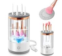 Makeup Brush Cleaner Machine, Automatic Makeup Brush Cleaner Dryer USB Electric Brush Cleaner Machine Automatic Brush Cleaner Spinner Makeup Brush Tools