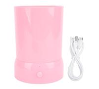 Makeup Brush Cleaner Machine, Electric Cosmetic Brush Cleaner, USB Powered Portable Makeup Brush Cleaning Device Brushes, Pinkish Plastic Material with Manual and Auto