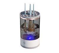 Makeup Brush Cleaner Machine, Electric Make up Brush Cleaner Set for All Size Makeup Brush, Gift for Women Mom Wife (Black)