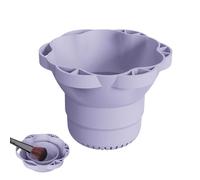 Makeup Brush Cleaner Mat | Cleaning Bowl For Cosmetic Brushes - Washing Tools With Drying Rack Foldable Scraper & Air Drying Home & Living Room