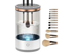 Makeup Brush Cleaner - USB Electric Cosmetic Brush Cleaning Tool, Deep Wash System, Quiet Beauty Cleaning Device with Quick Dry Function | Contour, Eye Shadow, Salon, Home Vanity Women, Girls