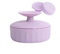 Makeup Brush Cleaning Mat, Cosmetic Brush Cleaning Bowl - Wet and Dry Use Brush Bowl, Makeup Brush Holder, Cleaning Tool for Storage and Cleaning