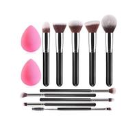 Makeup Brush Collection Fine Synthetic Hair Precise Application Gentle Touches Washable Portable Beauty Tool Cosmetic Brush Set