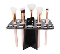Makeup Brush Drying Rack, 26 Holes Makeup Brush Dryer Air Tree Tower Stand Organizer Tray for Artists and Enthusiasts