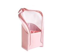 Makeup Brush Holder, A | Organizers Bag Cosmetic Zipper Pouches Stands Up Toiletry Stationery Bag with Divider