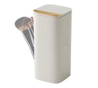 Makeup Brush Holder - Cosmetic Brush Holder, Auto Lift Holder, Four Grid Storage Organizer, Cosmetic Tool Organizer, Gold, Multicolored, Platinum, Refer to description