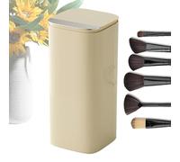 Makeup Brush Holder - Cosmetic Brush Holder, Auto Lift Holder, Four Grid Storage Organizer, Cosmetic Tool Organizer, Gold, Multicolored, Silver, Refer to description