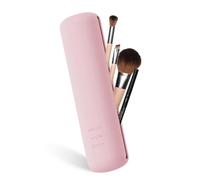 Makeup Brush Holder for Travel, Silicone Cosmetic Brush Holder Magnetic Anti-fall, Makeup Brush Case, Travel Silicone Make Up Brush Holder
