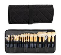 Makeup Brush Holder,Makeup Brush Organizer,Travel Makeup Brushes Bag Cosmetic Bags Pouch for Women Brushes Artist - Rose Gold (Brushes Not included)