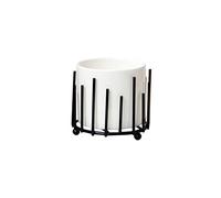 Makeup Brush Holder Organizer for Vanity, Make Up Brushes Holders Container Storage Cup with Striped Design for Bathroom Pen Pencil Organizer Container Storage Cosmetic