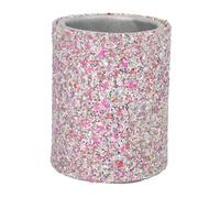 Makeup Brush Holder Organizer Plastic Large Capacity Make Up Brushes Container for Home Office Dressing Room (Silver)