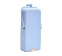 Makeup Brush Holder - Portable Cosmetic Storage Organizer, Travel Friendly Toiletry Case with Suction Base Stability, Compact Space Saving Function, Ideal for Airplane Trips Hotel Gym Beauty