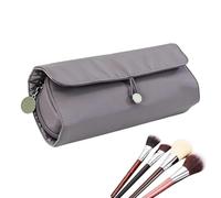 Makeup Brush Holder | Portable Waterproof Pencil Case | Travel Brush Bag | For Holidays, Home, School, Dormitory, Study, Social Events, grey, Please refer to the description, Please refer to