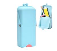 Makeup Brush Holder Travel, Cosmetic Storage Organizer, Portable Bag for Women Girls, Suction Base Stability, Toiletry Accessories Category, Airplane Road Trips Hotel Gym Dorm Office Home Use
